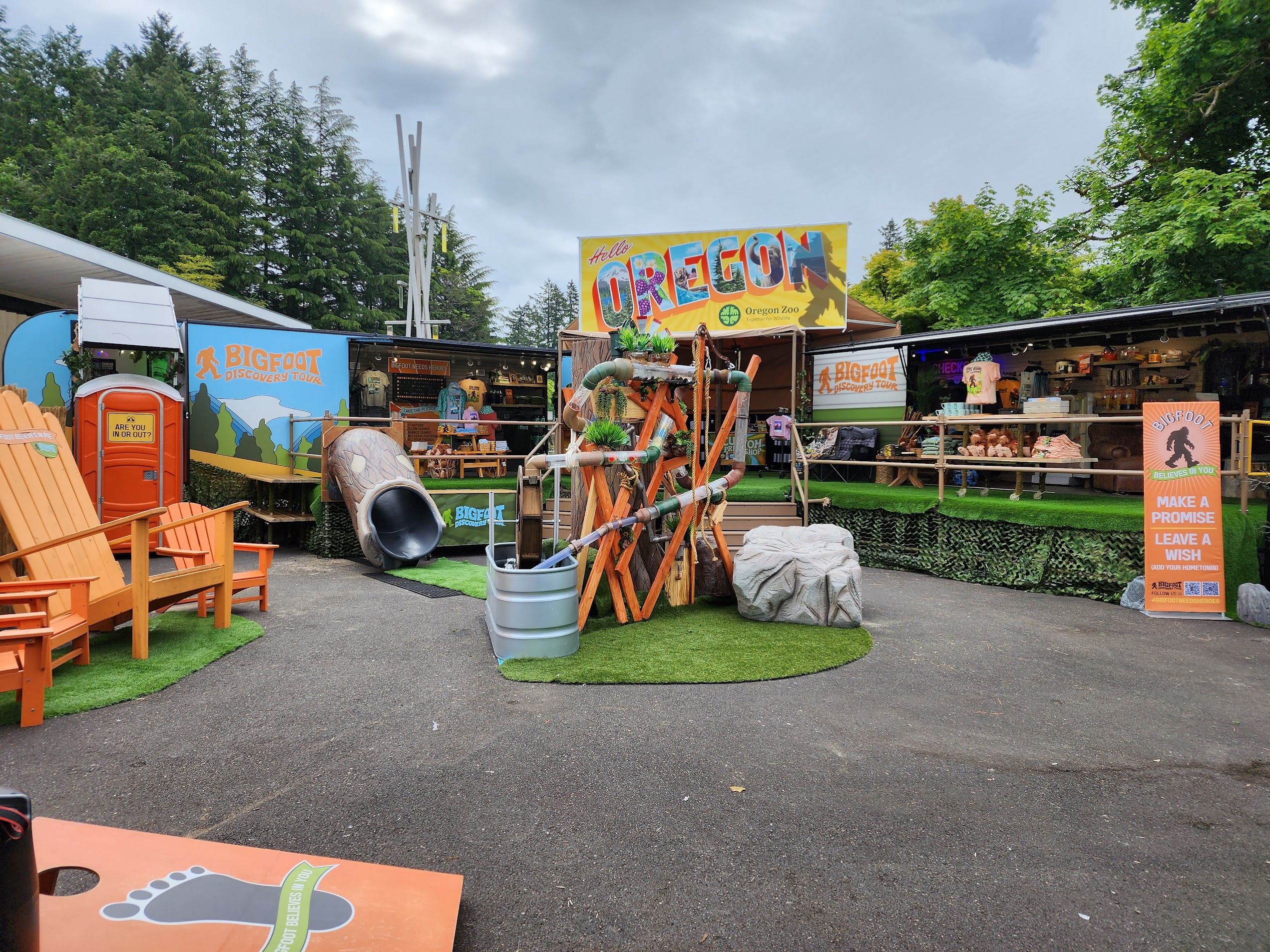 The Bigfoot Discovery Tour — a touring storytelling and retail experience
